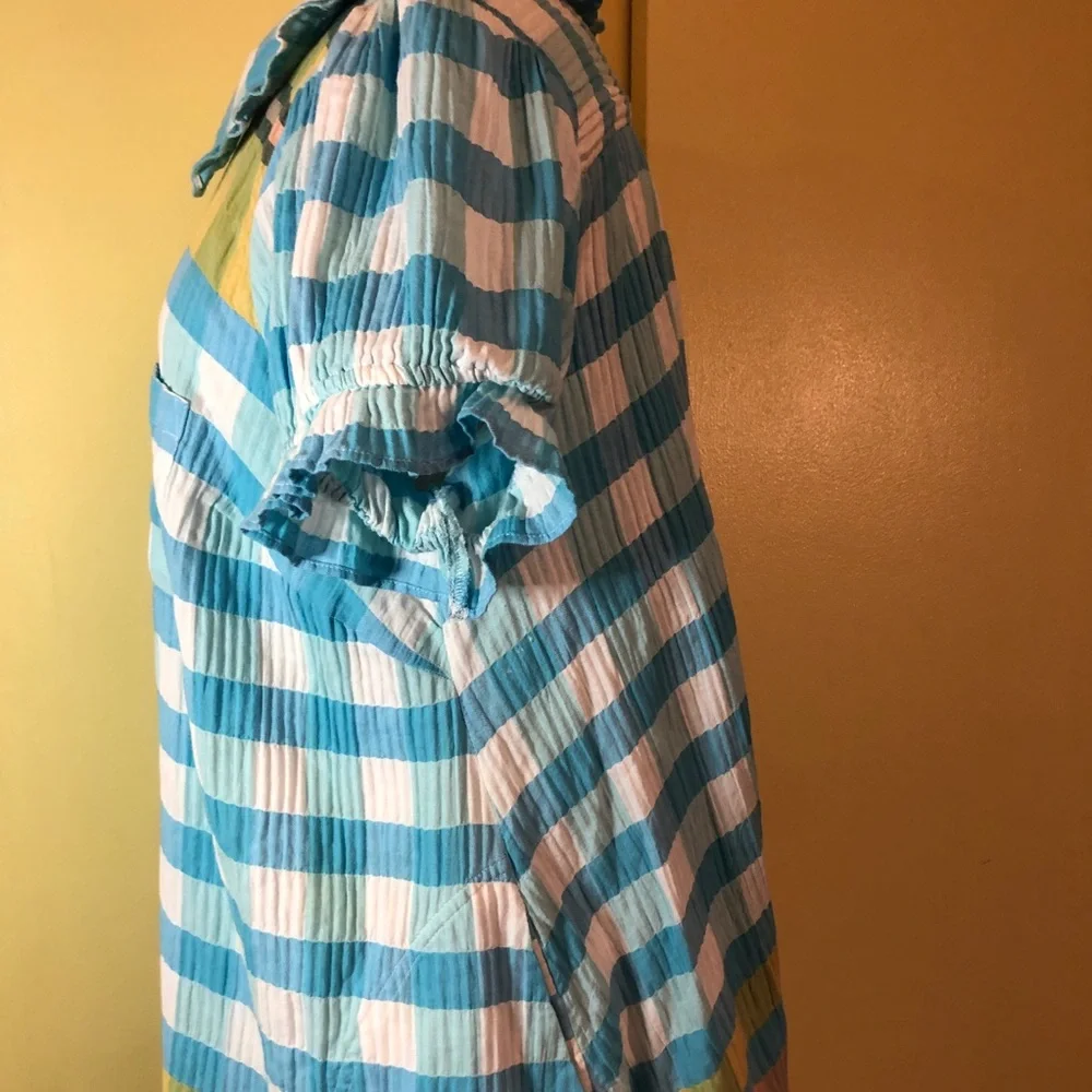 Pilcro Anthropologie The Kiera Mini Shirt Dress 1X NWOT - Picture 8 of 14